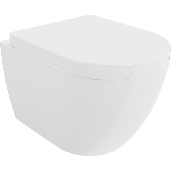 Mexen Lena Toilet Bowl Rimless with Slow-Falling Slab Hard, White - 30298000