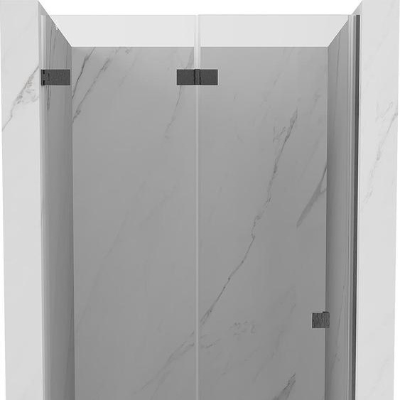 Mexen Lunar-F Paroi de douche gauche pliante 95 cm, transparente, gris canon brossé - 836-095-000-66-00-L