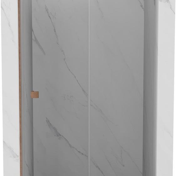 Mexen Lunar-F Paroi de douche pliante droite 95 cm, transparente, cuivre brossé - 836-095-000-65-00-P