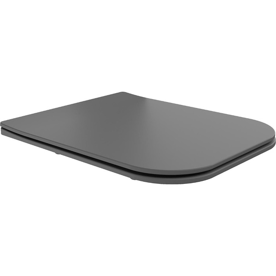 Mexen Madox slow-fall slim, duroplast, gris foncé mat - 39154061