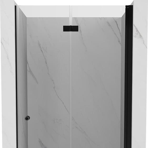 Mexen Mist-F Pare-douche à porte pliante droite 105 cm, transparent, noir - 8A6-105-000-70-00-P