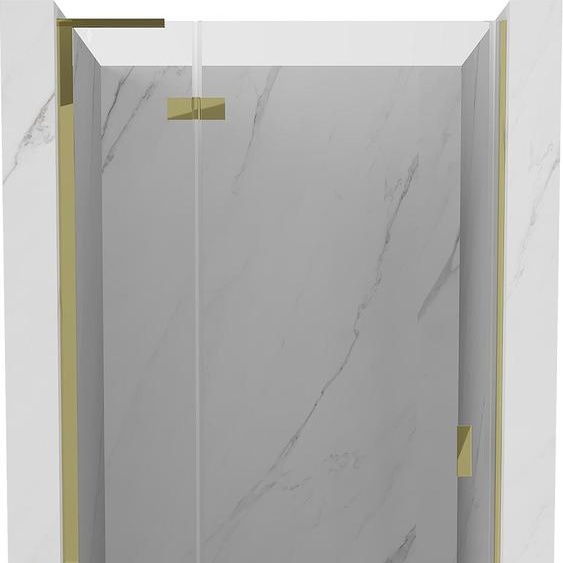 Mexen Mist-H L Porte de douche à gauche 90 cm, transparente, or - 8A5L-090-000-50-00-L