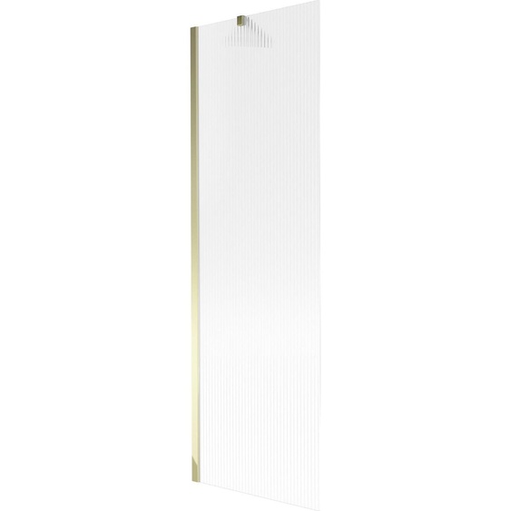 Mexen Next Paroi de baignoire à 1 battant 60 x 150 cm, rayée, dorée - 895-060-000-00-09-50