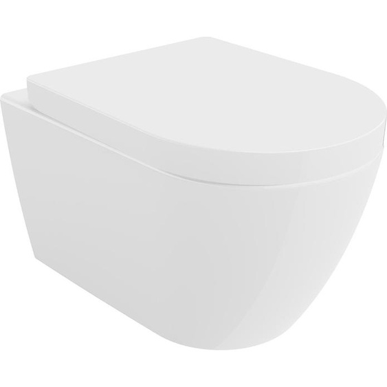 Mexen Rico Toilet Bowl Rimless with Slow-Falling Slab Hard, White - 30478000