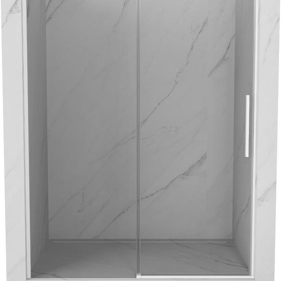 Mexen Rox Porte de douche coulissante 150 cm, transparente, blanche - 8C2-150-000-20-00