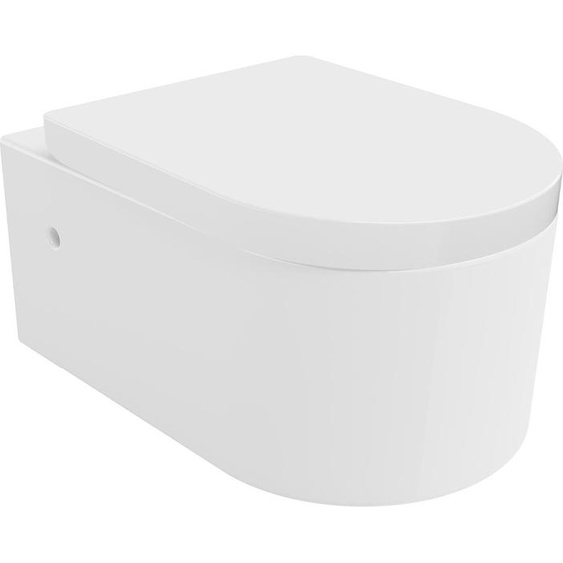 Mexen Sofia cuvette de WC avec panneau dur autoportant, Bílá - 30798000