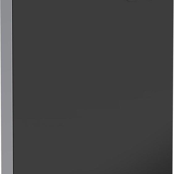 Mexen Tex Air G cadre pneumatique en saillie pour WC, verre noir - 61150A-70