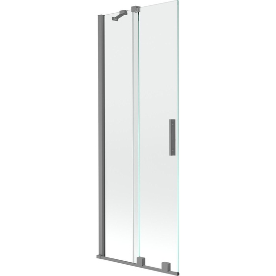 Mexen Velar Écran de baignoire coulissant à 2 battants 75 x 150 cm, transparent, métal armé - 896-075-000-01-95