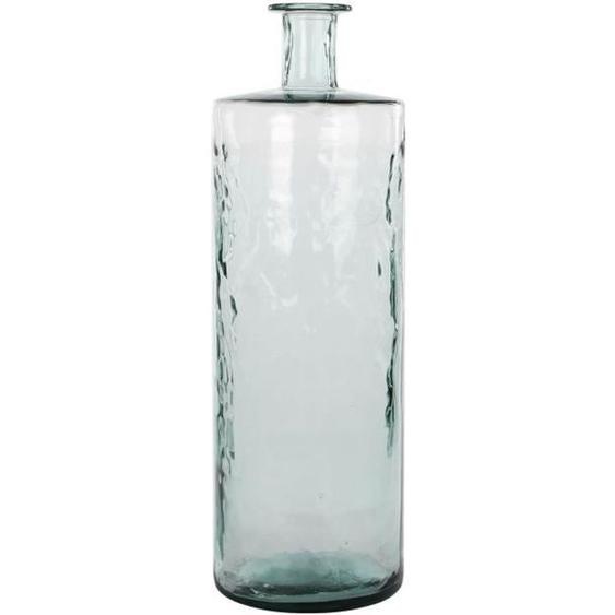 Mica Decorations Guan Bouteille en verre - H75 x Ø25 cm - Verre recyclé - Transparent