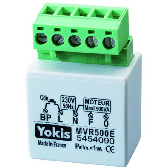 Micromodule 500W à encastrer pour volet roulant - YOKIS - MVR500E