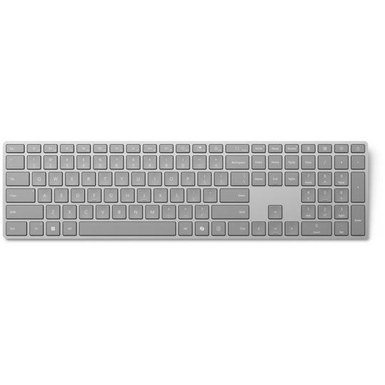 Microsoft Surface Keyboard (2nd Edition), Taille réelle (100 %), Sans fil, Bluetooth, Gris EP2-04193