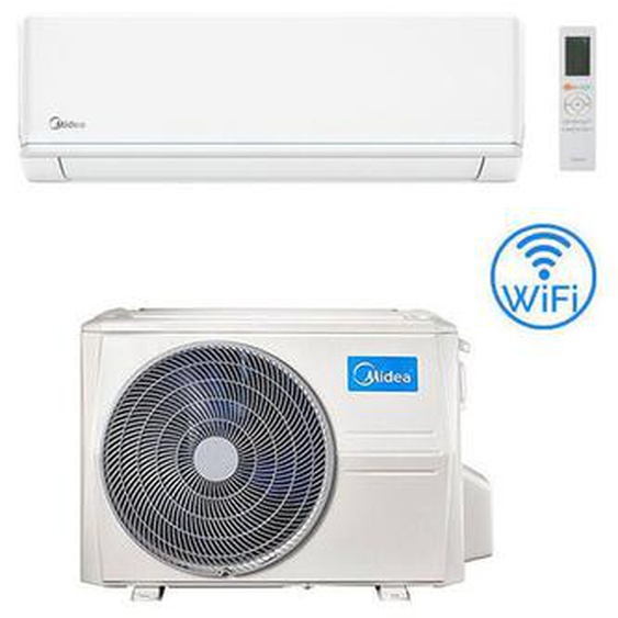 Midea - Climatiseur Evolution R32 WiFi 12000 btu MSAGXBU-12HRDN8 inverter Classe a++/a+