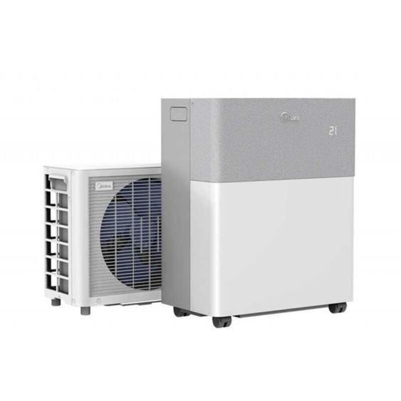 Midea portasplit Climatiseur Split Mobile Réversible Froid /Chaud, 3500W/12000BTU, WiFi, déshumidificateur, ventilateur, jusquà 40m2, kit fenêtre