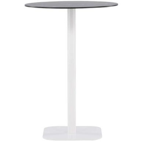 Milano table de jardin table de bar Ø70 blanc.