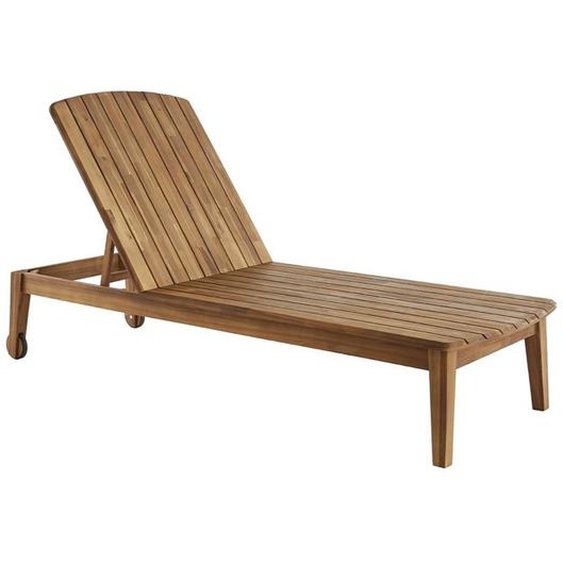 Miliboo - Bain de soleil en bois massif CANOPEE