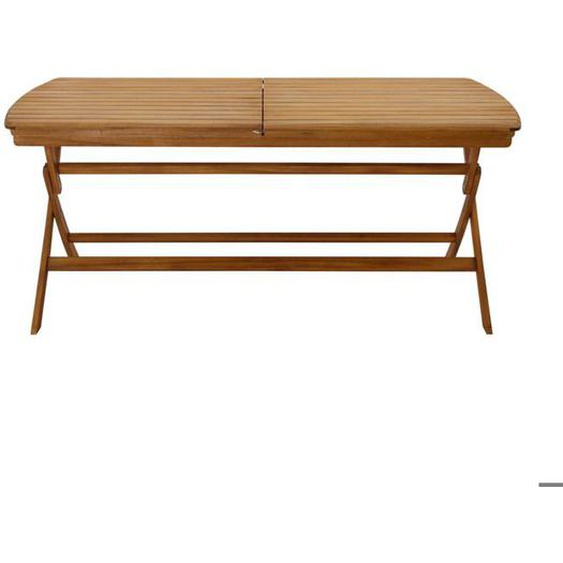 Miliboo - Table de jardin extensible rallonges intégrées en bois massif L180-240 cm CANOPEE
