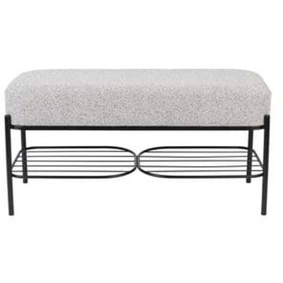 MILOU - Banc en tissu et métal
