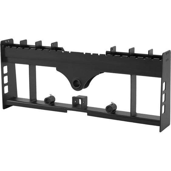Mini-chargeuse 1814 kg capacité de charge - avec cadre de fourche à palette 1150 mm et attelage 50,8 mm - fourreaux en fer de lance pour tracteurs chargeurs avec fixation rapide - châssis uniquement