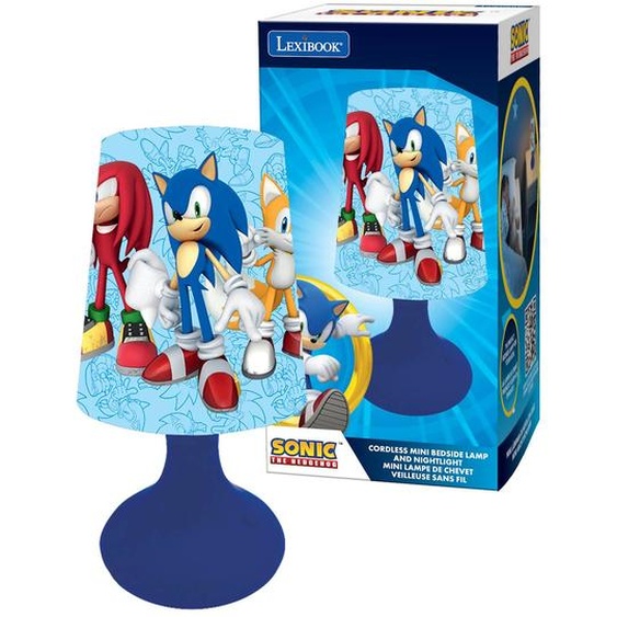 Mini Lampe De Chevet Veilleuse Sans Fil Sonic Bleu