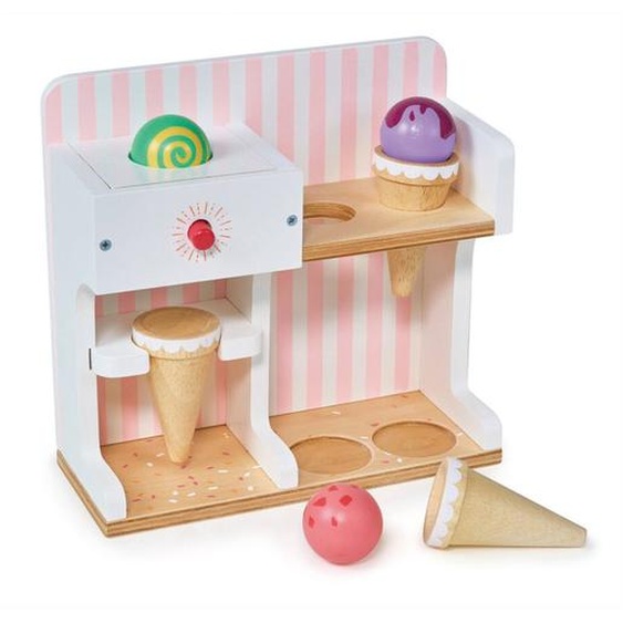 Mini Magasin De Glaces En Bois – Jeu D’imagination Pour Enfants Multicolor