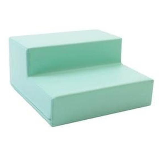 Mini marches en mousse vert menthe