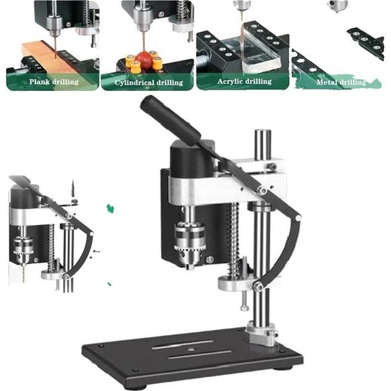 Mini perceuse Bench, vitesse variable, réglable en hauteur