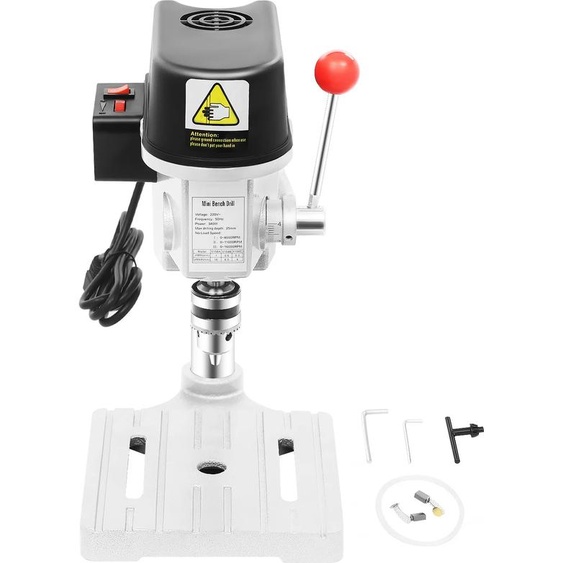 Mini perceuse détabli, puissance 340W, vitesse réglable en 3 étapes, MULTI, EU