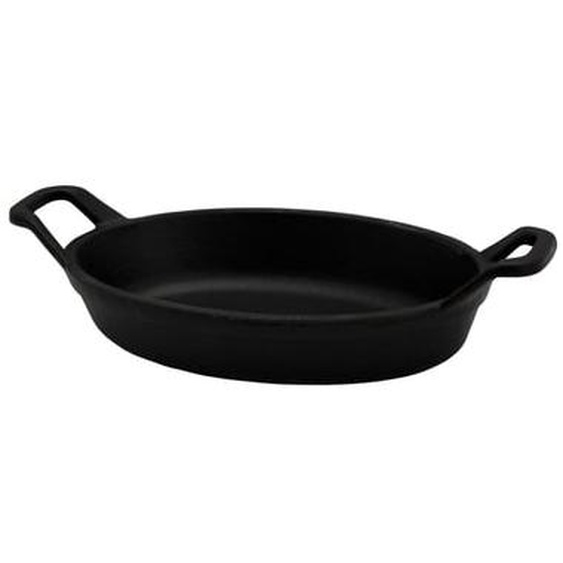 Mini plat ovale en fonte  mat 5