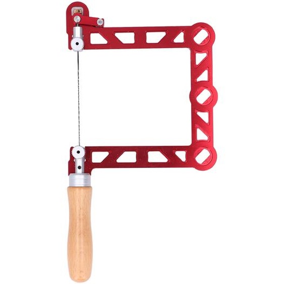 Mini scie à main pour le travail du bois, en forme de U, manche en bois, scie à chantourner pour le travail du métal des bijoutiers