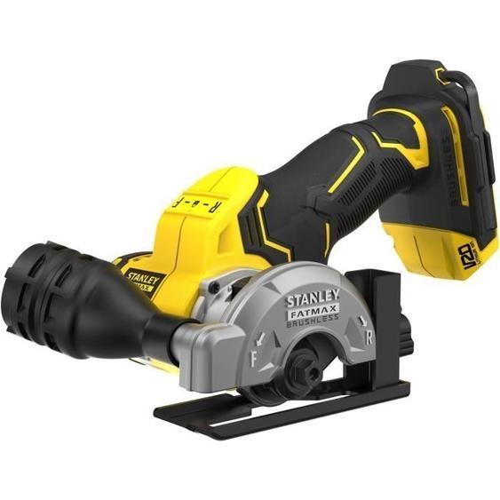 Mini Scie Circulaire sans Fil Stanley Fatmax V20, 18V, 75mm, Brushless, SFMCM300B-XJ