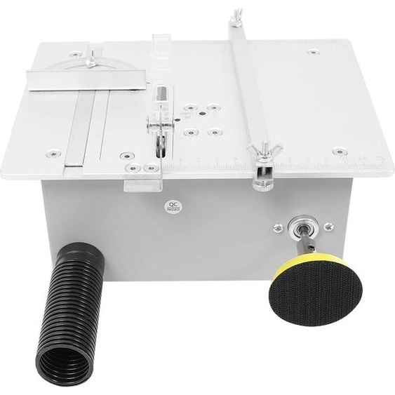 Mini scie de table, puissance 240W, moteur en cuivre pur, outil de coupe multifonctionnel, argenté