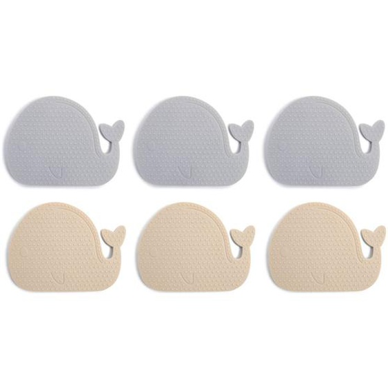 Mini Tapis De Bain Bleu, Beige