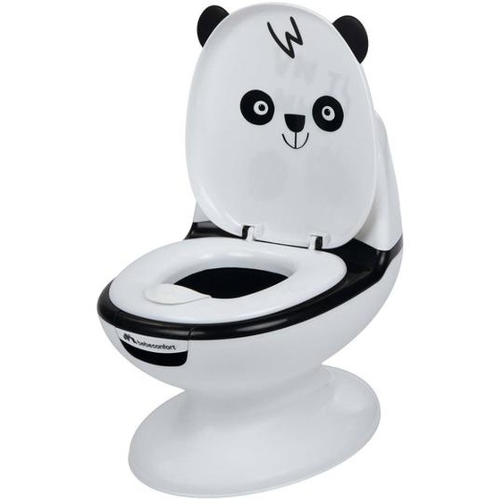 Mini Toilette Panda, Pot Avec Bruit De Chasse Deau, Panda Blanc Et Noir