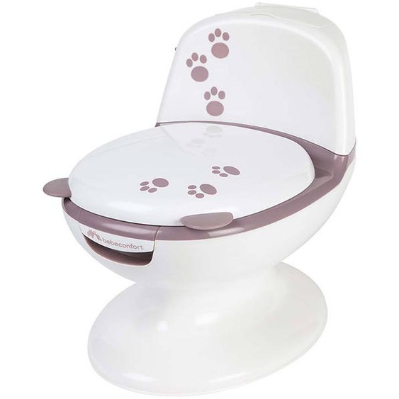 Mini Toilette Panda, Pot Avec Bruit De Chasse Deau, Panda Blanc Et Rose