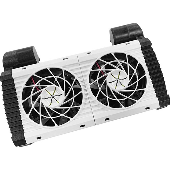 Mini-ventilateur daquarium, eau de refroidissement, réservoir dherbe, réservoir de crevettes, réglage de la température, fonction silence, changement de vitesse en continu, double tête, standard européen