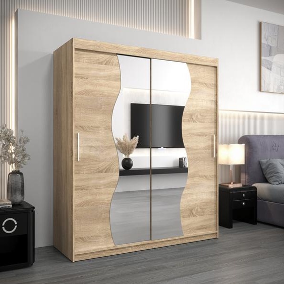 MINIO Armoire 180 cm MADRYT Chêne Sonoma