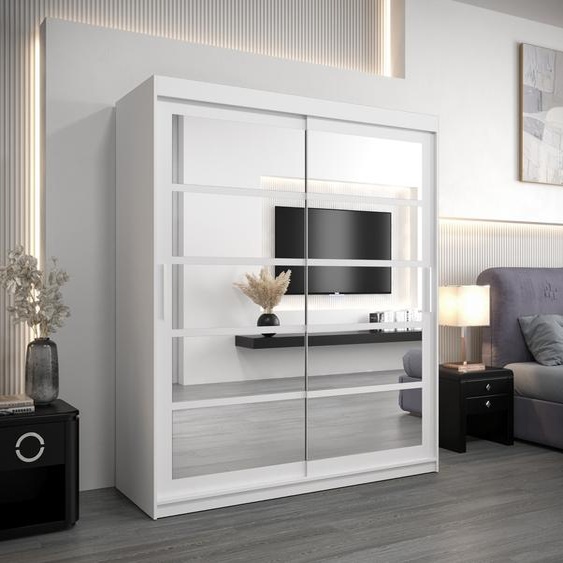 MINIO Armoire 180 cm ROMA 2 blanc