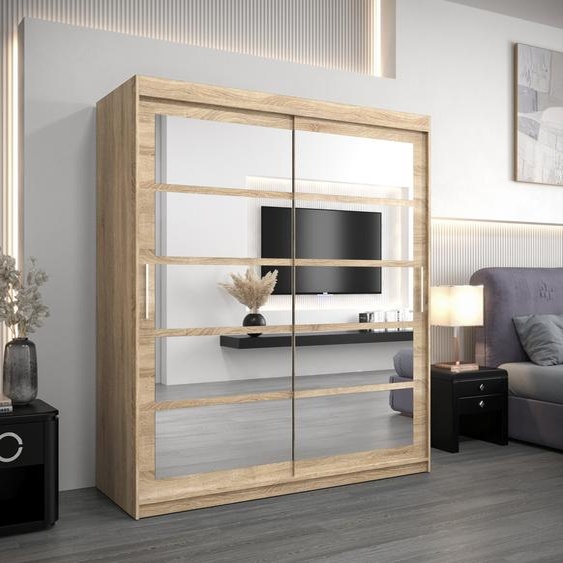 MINIO Armoire 180 cm ROMA 2 Chêne Sonoma
