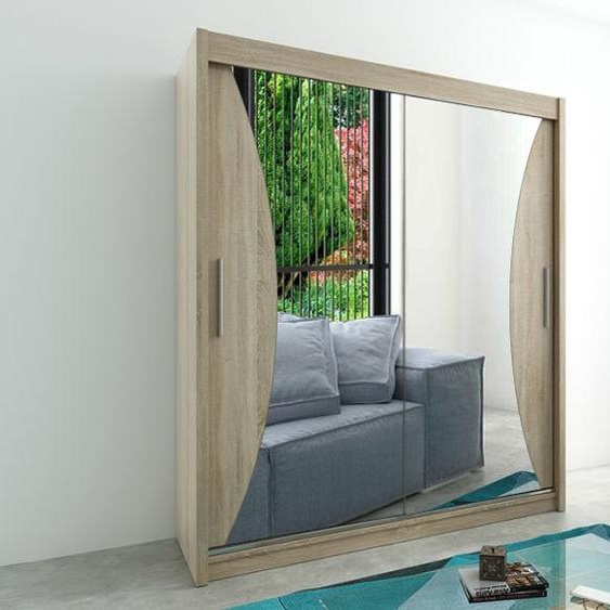 MINIO Armoire 200 cm MONACO Chêne Sonoma