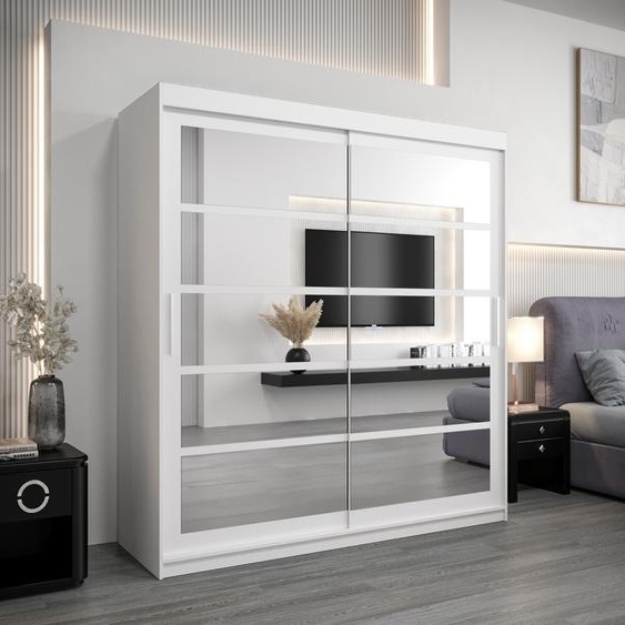 MINIO Armoire 200 cm ROMA 2 blanc