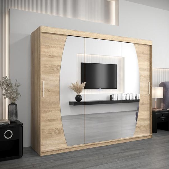 MINIO Armoire 250 cm ELYPSE Chêne Sonoma