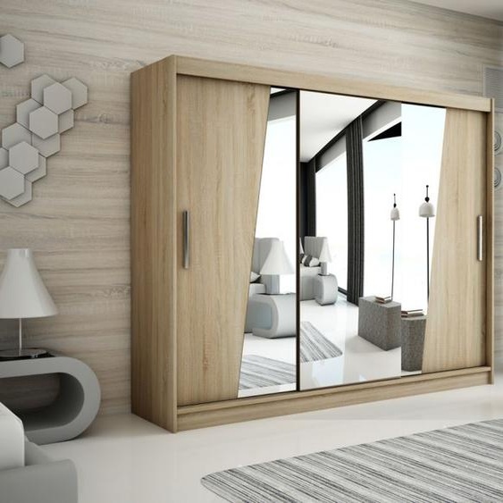 MINIO Armoire 250 cm RHOMB Chêne Sonoma