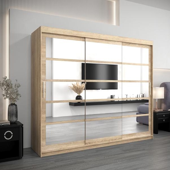 MINIO Armoire 250 cm ROMA 2 Chêne Sonoma