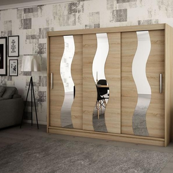 MINIO Armoire 250 cm SEWILLA Chêne Sonoma