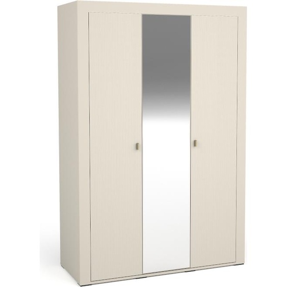 Minio, armoire ASSO 2, armoire à portes battantes, avec miroir, 137 cm, couleur kashmire