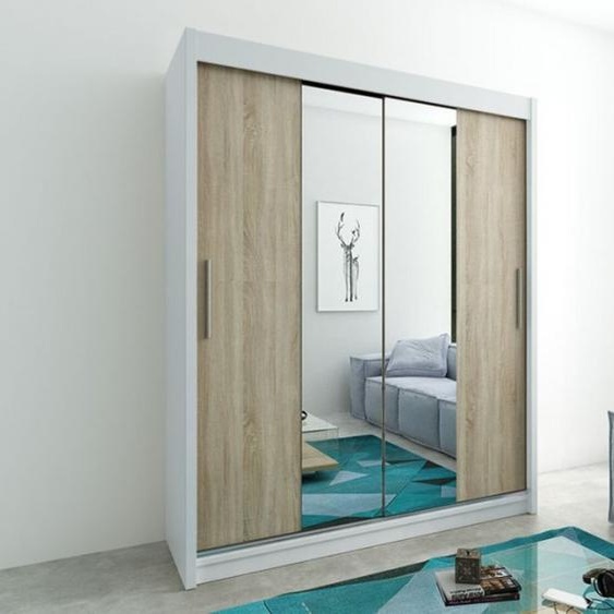 MINIO Armoires TOKYO 1 200 cm Blanc / Sonoma