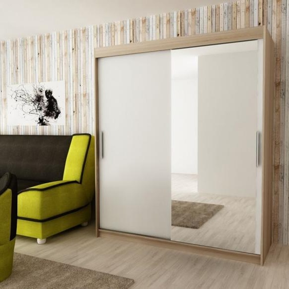 MINIO Armoires TOKYO 2 200 cm Sonoma / Blanc