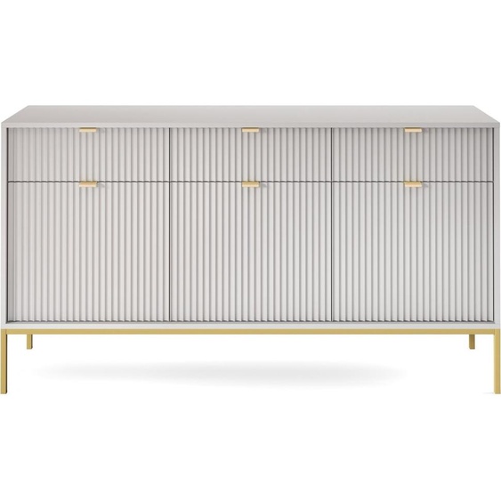 MINIO Commode 154 NOVA Gris avec pieds dorés