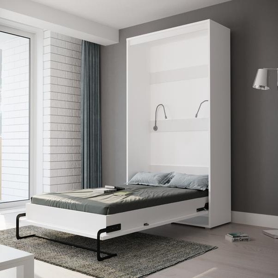 MINIO go for it, lit escamotable, lit pliant mural HOME 120 x 200 cm Blanc