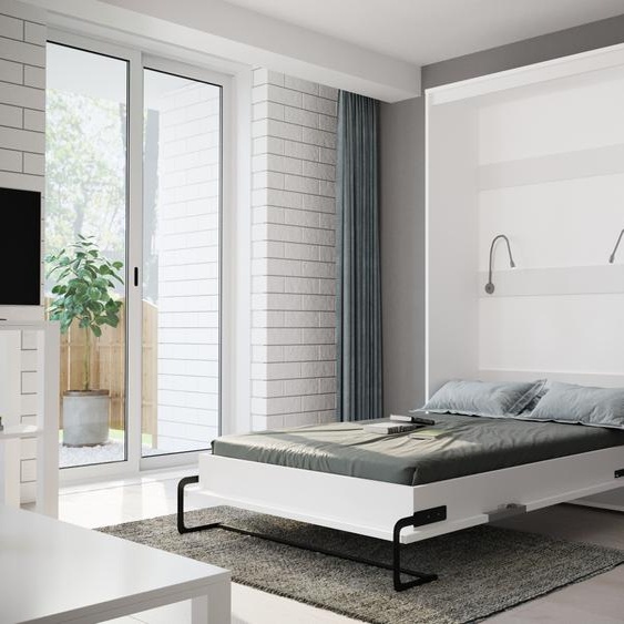 MINIO go for it, lit escamotable, lit pliant mural HOME 140 x 200 cm blanc